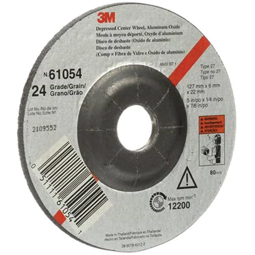 Depressed Centre Grinding Wheel, 5" x 27, Aluminum Oxide Toolneeds Inc.