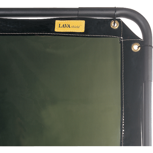 Lavashield Curtain, 68.5" x 68.5", Moderate Transparency, Green Toolneeds Inc.