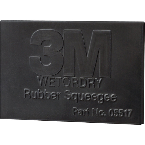 Wetordry Rubber Squeegee, 3", Rubber Toolneeds Inc.