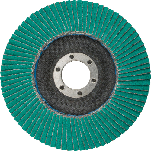 Flap Wheels - 577F Flap Discs, 4-1/2" x 7/8", Type 29, 60 Grit, Zirconium Toolneeds Inc.