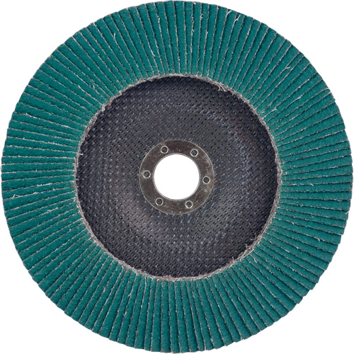 Flap Disc 577F, 7" x 5/8"-11, Type 27, 36 Grit, Zirconia Alumina Toolneeds Inc.
