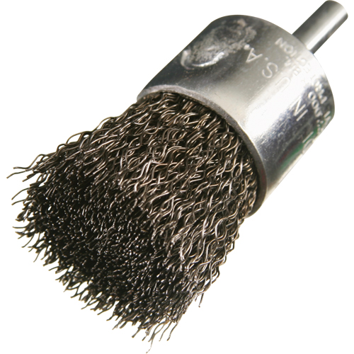 Crimped Wire End Brushes, 1", 0.014" Fill, 1/4" Shank Toolneeds Inc.
