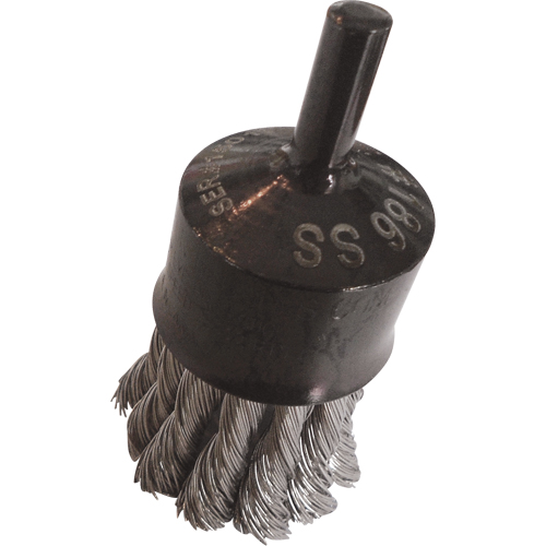 Knotted Wire End Brushes, 1" Dia., 0.020" Wire Dia., 1/4" Shank Toolneeds Inc.