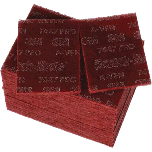 Scotch-Brite 7447 Hand Pads, Aluminum Oxide, 9" x 6", Very Fine Grit Toolneeds Inc.