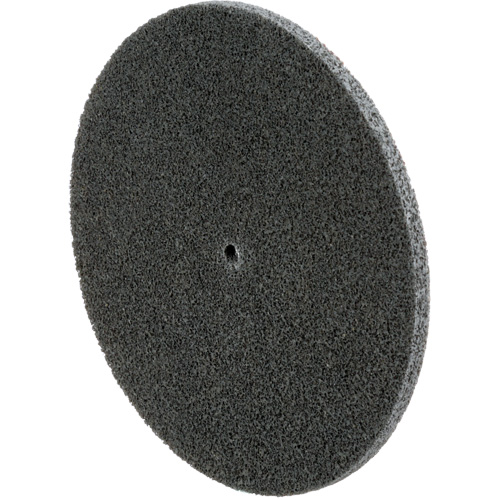 Meule unitaris&eacute;e EXL Scotch-Brite, 6" x 1/4", Arbre de 1/4", Grain de Fin, Carbure de silicium Toolneeds Inc.
