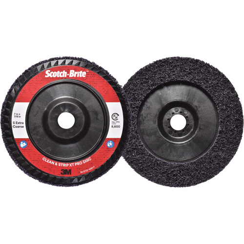 Disque  Clean and Strip  XT Pro Scotch-Brite, 7" dia., Grain Extra grossier, Carbure de silicium Toolneeds Inc.