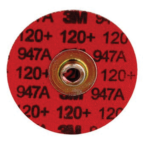 Disque &agrave; bordure durable Cubitron II Roloc, 3" dia., Grain 120+, C&eacute;ramique Toolneeds Inc.