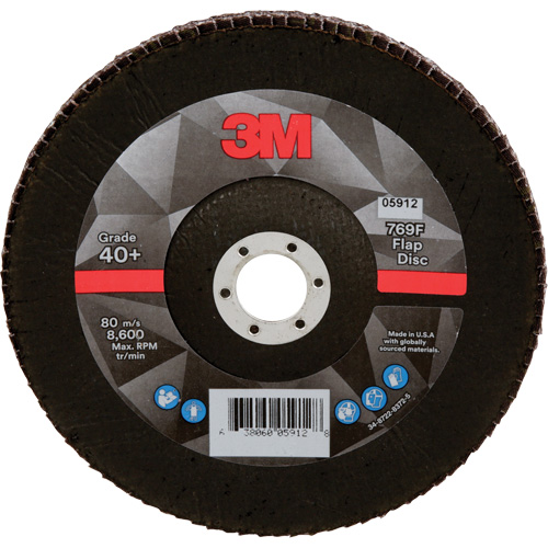 769F Quick Change Flap Disc, 7" x 7/8", Type 29, 120+ Grit, Aluminum Oxide/Ceramic Toolneeds Inc.