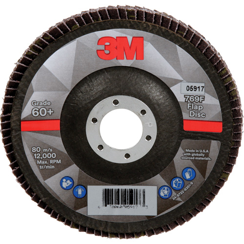 769F Quick Change Flap Disc, 5" x 7/8", Type 29, 60+ Grit, Ceramic Toolneeds Inc.