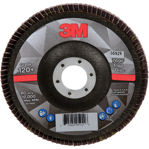 769F Quick Change Flap Disc, 5" x 7/8", Type 29, 120+ Grit, Ceramic Toolneeds Inc.