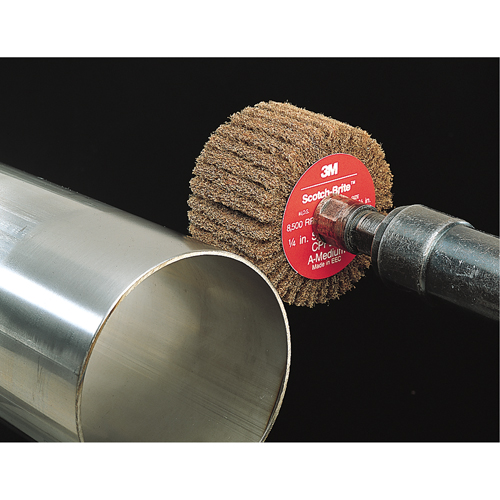 Scotch-Brite Flap Brushes, 2" Dia. x 1" W, 1/4" Arbor, Aluminum Oxide Toolneeds Inc.