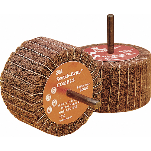 Meules combin&eacute;es, 3" dia. x 1-3/4" la, Arbre 1/4", Oxyde d'aluminium Toolneeds Inc.