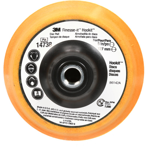 Tampon pour disque Finesse-it Hookit, 5" dia. Toolneeds Inc.