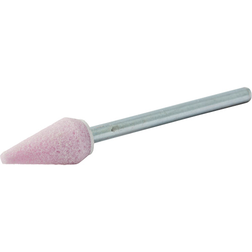 Vitrified Bond Mounted Point, B53, Aluminum Oxide, 5/16" Dia., 5/8" L, 80 Grit Toolneeds Inc.