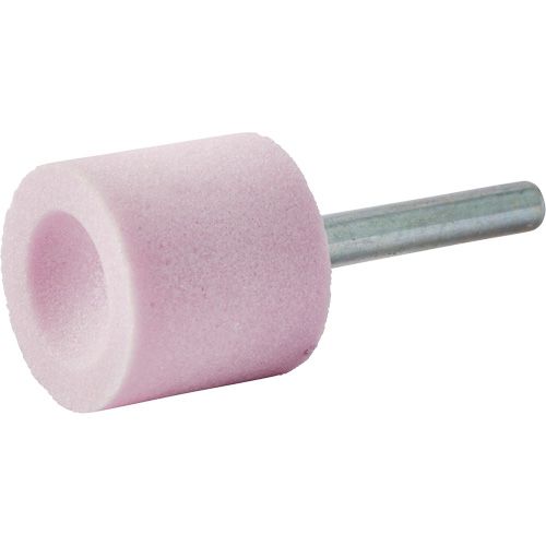 Vitrified Bond Mounted Point, A38, Aluminum Oxide, 1" Dia., 1" L, 80 Grit Toolneeds Inc.