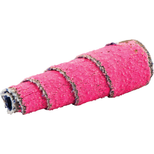 Rouleaux de cartouches en spirale pleine conique R928, 80 Grain, 1/2" dia., C&eacute;ramique d'alumine, 1-1/2" lo, 1/8" Dimension de l'arbre Toolneeds Inc.