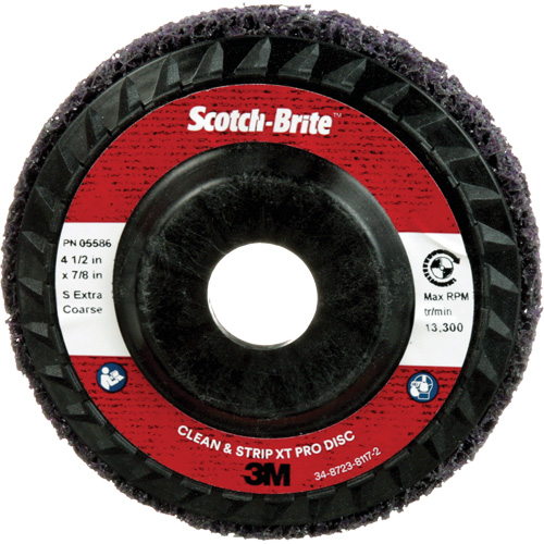 Scotch-Brite Clean and Strip XT Pro Disc XO-DC, 4-1/2" Dia., Extra Coarse Grit, Silicon Carbide Toolneeds Inc.