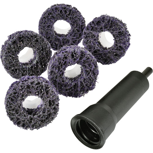 Scotch-Brite Roloc Pro Brake Hub Cleaning Disc Kit, Extra Coarse Grit, Silicon Carbide Toolneeds Inc.
