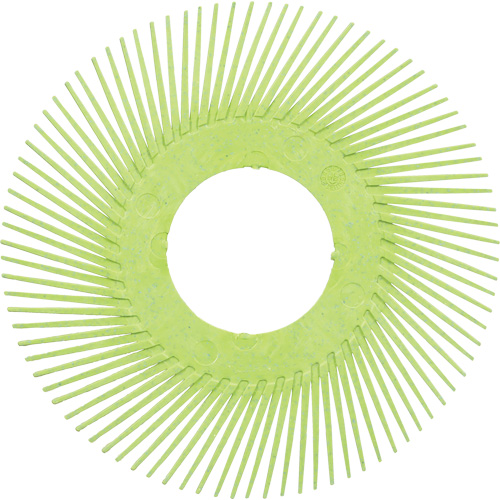 Scotch-Brite Type A Precision Radial Bristle Brush PN-RB without Adapter, Ceramic, 50+ Grit, 6" Dia. Toolneeds Inc.