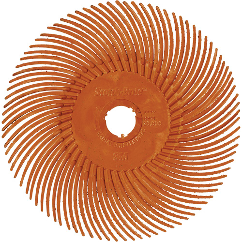 Scotch-Brite Type C Precision Radial Bristle Brush PN-RB, Ceramic, 80+ Grit, 2" Dia. Toolneeds Inc.