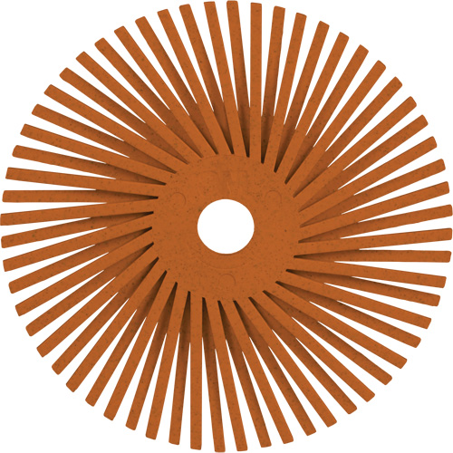 Scotch-Brite Type A Precision Radial Bristle Brush PN-RB, Ceramic, 80+ Grit, 3" Dia. Toolneeds Inc.