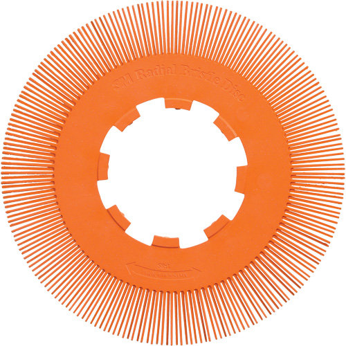 Scotch-Brite Type S Precision Radial Bristle Brush PN-RB without Adapter, Ceramic, 80+ Grit, 8" Dia. Toolneeds Inc.