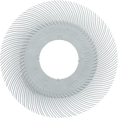 Scotch-Brite Type C Precision Radial Bristle Brush PN-RB without Adapter, Ceramic, 120+ Grit, 7-5/8" Dia. Toolneeds Inc.