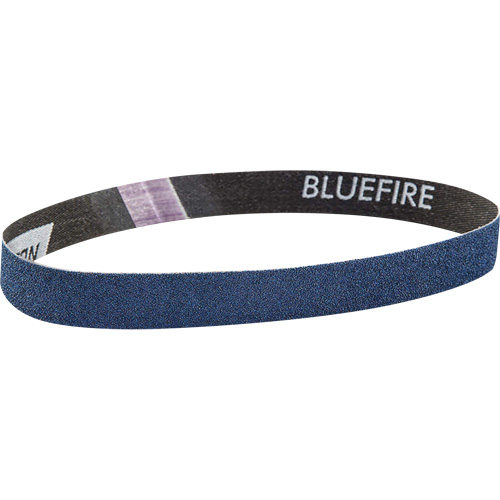 Courroie abrasive en tissu Bluefire, 3/4" la x 18" lo, Alumine de zirconium, Grain 120 Toolneeds Inc.