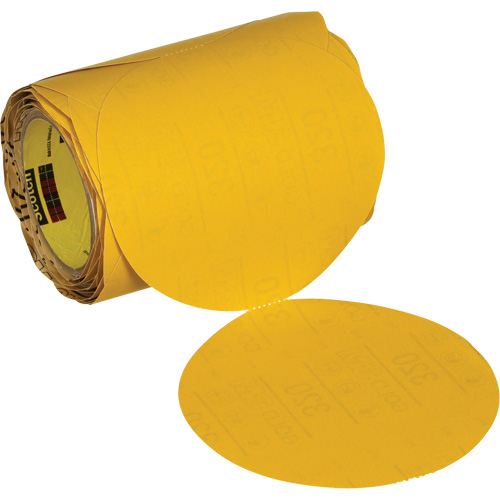 Stikit Gold Abrasive Disc Roll 09317, 6" Dia., 320 Grit, Aluminum Oxide Toolneeds Inc.