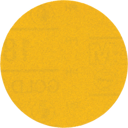 Hookit Gold Abrasive Disc, 09213, 3" Dia., 180 Grit, Aluminum Oxide, C-Weight Toolneeds Inc.