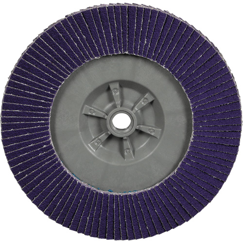 Cubitron 3 Flat Flap Disc with Quick Change 1169F, 6" x 5/8"-11, Type T27, 80+ Grit, Ceramic Toolneeds Inc.