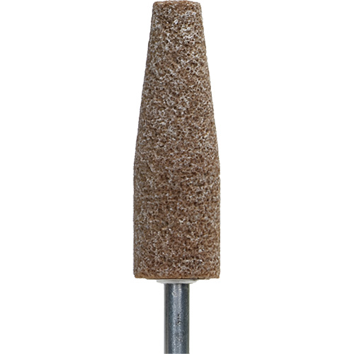 Pointe mont&eacute;e vitrifi&eacute;e Gemini, A38, Oxyde d'aluminium, 1-1/2" dia., 1-1/2" lo, 60 Grain Toolneeds Inc.