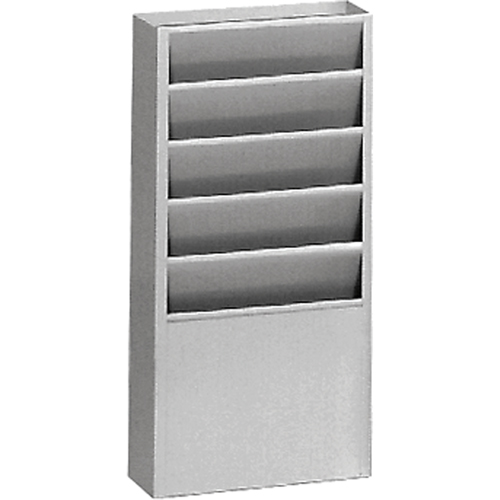 Pr&eacute;sentoirs, Stationnaire, 5 fentes, Acier, 9-3/4" la x 4-1/8" p x 21" h Toolneeds Inc.