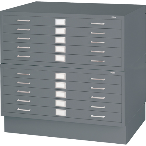 Steel Plan Files, 5 Drawers, 40-3/8" W x 29-3/8" D x 16-1/2" H Toolneeds Inc.