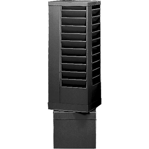 Literature Storage Racks, Rotating, 44 Slots, Steel, 14-1/8" W x 14-1/8" D x 48-1/2" H Toolneeds Inc.