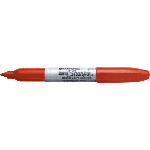 Permanent Markers - Super, Red, Fine Tip Toolneeds Inc.