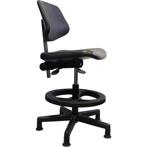 Si&egrave;ges ergonomiques, Polyur&eacute;thane, Noir, Capacit&eacute; 250 lb Toolneeds Inc.