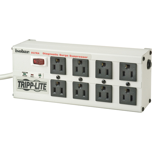 Limiteurs de surtension Isobar, 8 Prises, 3840 J, 1440 W, Cordon 12' Toolneeds Inc.