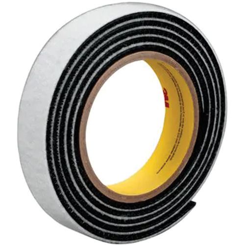 Dual Lock Reclosable Fastener, Self-Mating, 50 yds x 1", Sew-On, Black Toolneeds Inc.