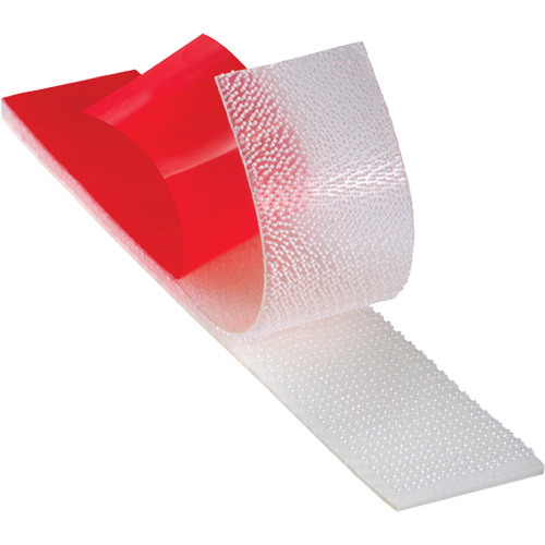 Dual Lock Low Profile Reclosable Fastener, Self-Mating, 50 yds x 1", Adhesive, Clear Toolneeds Inc.