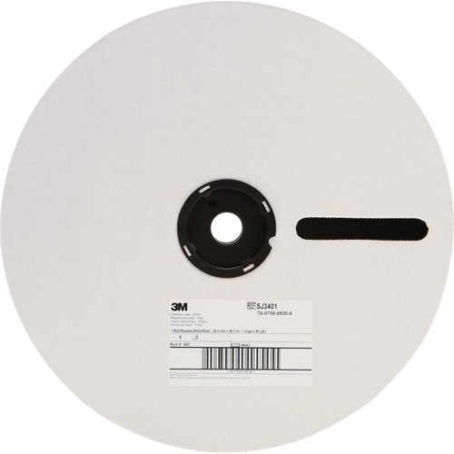 Attache, Boucle, 50 vg x 2", Adh&eacute;sif, Noir Toolneeds Inc.