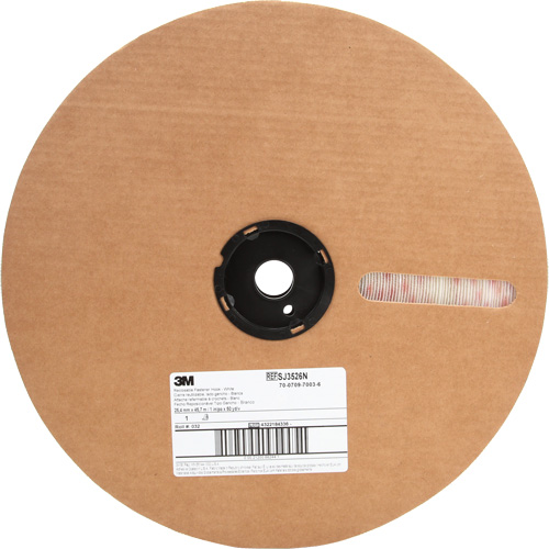 Attache, Boucle, 50 vg x 5/8", Adh&eacute;sif, Blanc Toolneeds Inc.