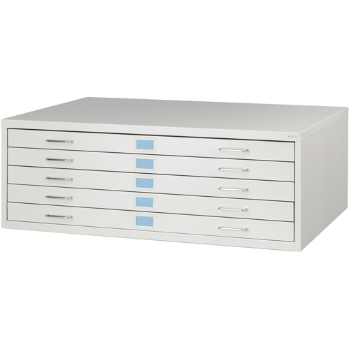 FacilTM Flat File Cabinets, 5 Drawers, 46" W x 32" D x 16-3/8" H Toolneeds Inc.