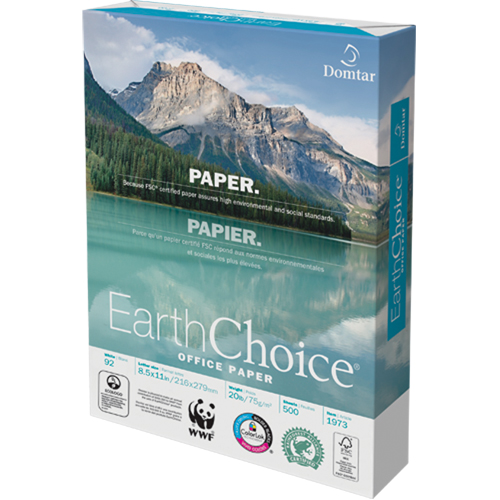 Papier pour le bureau EarthChoice, FSC, 8-1/2" x 11", 20 lb, Blanc Toolneeds Inc.
