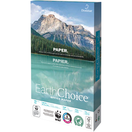 Papier pour le bureau EarthChoice, FSC, 8-1/2" x 14", 20 lb, Blanc Toolneeds Inc.