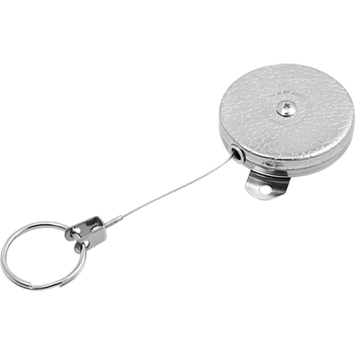 Self Retracting Key Chains, Chrome, 48" Cable, Mounting Bracket Attachment Toolneeds Inc.