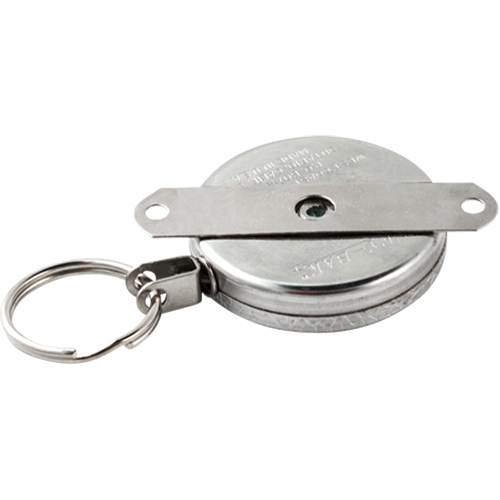 Self Retracting Key Chains, Chrome, 48" Cable, Mounting Bracket Attachment Toolneeds Inc.