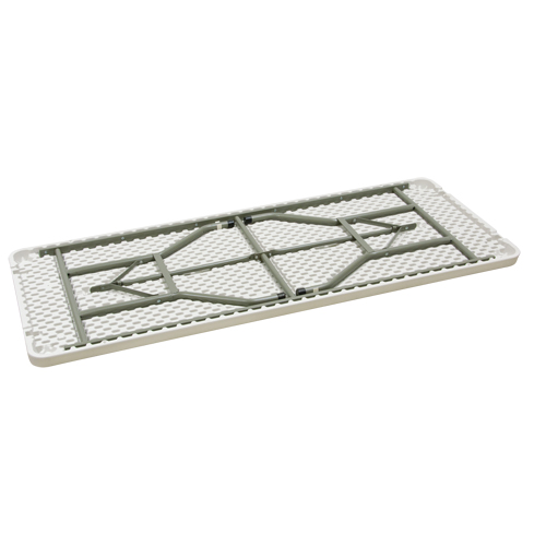 Table pliante, Rectangulaire, 72" l x 30" la, Poly&eacute;thyl&egrave;ne, Blanc Toolneeds Inc.