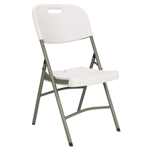 Folding Chairs, Polyethylene, White, 350 lbs. Weight Capacity Toolneeds Inc.