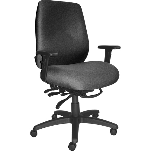 Cierra Heavy Duty Ergonomic Chairs, Fabric, Grey, 400 lbs. Capacity Toolneeds Inc.